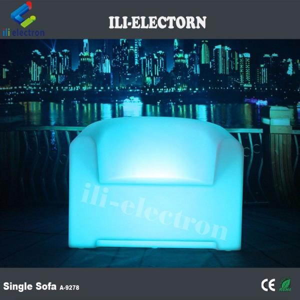 Rechargeable plastic lighting sofa