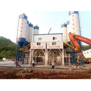 Demolition Concrete RMC Batching Plant Mixing Stationary Full Automatic