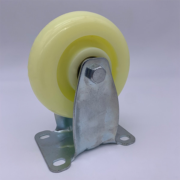 Buy Rigid Top Plate White Nylon Caster Wheels 3 Inch at wholesale prices