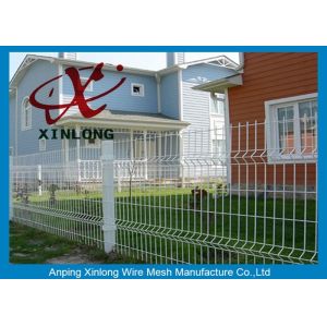 200*50mm Welded Wire Mesh Fence Panels , Galvanized Wire Mesh Fence