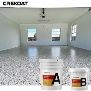 Industrial Epoxy Flake Floor Coating High Gloss Water Resistant