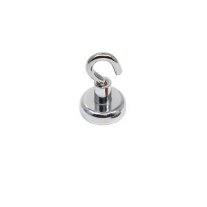 Rare Earth Neodymium Magnet Hooks Heavy Duty Nickel Coated Customized