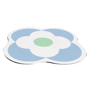 China Polyester Kitchen Mat 16''x24'' in Blue for Quick-Drying Water Absorbent Performance on sale