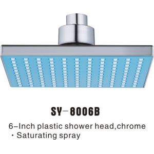 Square Colorful Shower Head