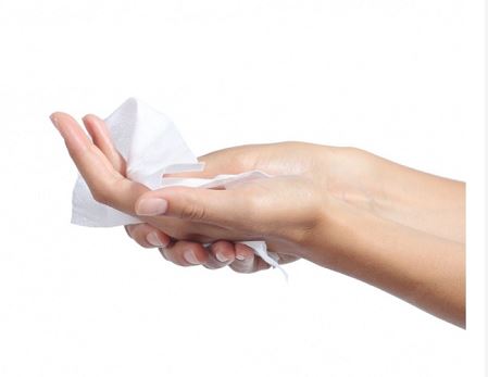 OPP Film 4 Side Sealing Packing Machine For Alcohol Wipes