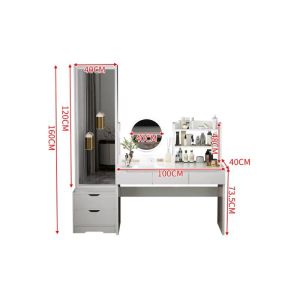Mirror Bedroom Dressing Table Hotel Makeup Vanity Table