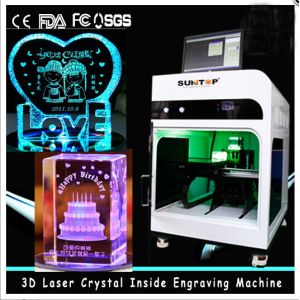 Quality 3D Crystal Laser Inner Engraving Machine 2000HZ speed 120,000 dots / Minute for sale