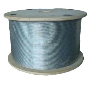 7x7 Galvanized Steel Aircraft Cable 1.6mm Diameter Wire Rope for Industrial
