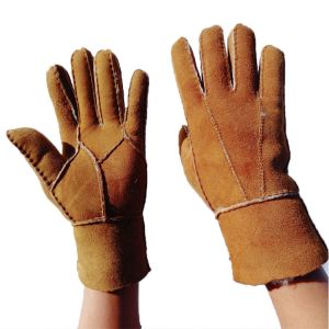 popular shearling sheepskin Gloves sheepskin double face gloves motorcycle