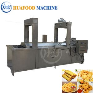Industrial electric automatic potato frier continuous potato chips fryers