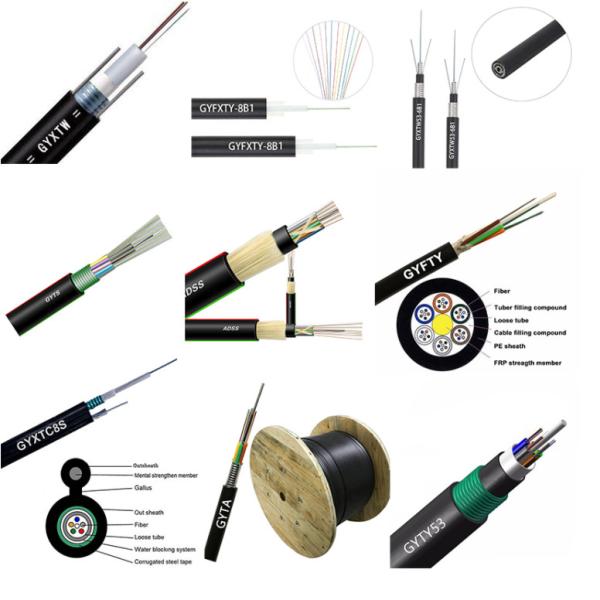 GYFTC8Y53 Figure 8 Fiber Optic Cable PE Sheath self supporting
