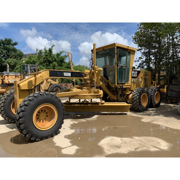 Buy 6 Cylinders Displacement 7.2L 139KW Used Cat 160k Grader at wholesale prices