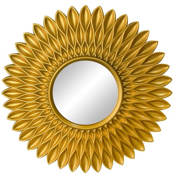 Multi-Functional Modern Gold Round Mirror Wall Art Home Office Decoration