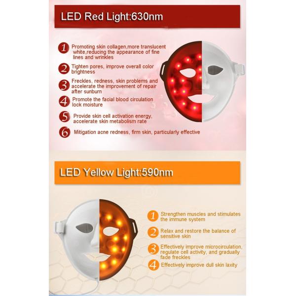 Beauty 3D Vibration Photon LED Facial Mask/Magic Skin Rejuvenation Led Mask pass CE & EMC & LVD