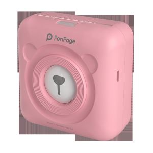 Peripage A6 58mm Cute Bear Shape Mini Thermal Printer With Wireless Blue Tooth