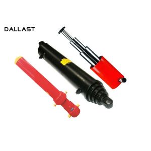 Telescopic Single Acting Hydraulic Cylinder Chrome for Garbage Truck