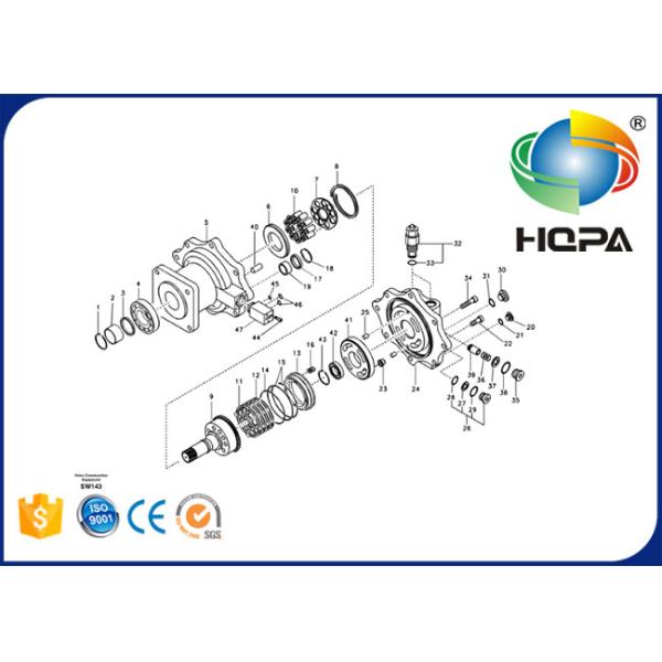 EC360BNLC EC360BLC EC360BLR EC330BLC Hydraulic Motor Seal Kits VOE14512788