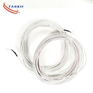 China 2*0.25mm Fiberglass Insulated K Type Thermocouple Cable With Soldering Point on sale