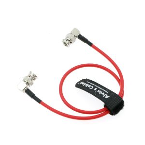 12G SDI Flexible Coaxial Cable BNC Male to Male Right Angle for RED Komodo|