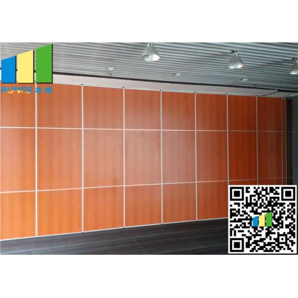 Buy Operable Timber Partition Wall Wooden Room Partitions Aluminium Frame at wholesale prices