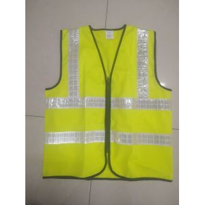 Quality High Visibility Safety Vest with EN471 Class 2 Standards and 2 Inches Reflective Strip for Up To 1000 Feet Visibility for sale