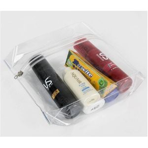 PVC Makeup Cosmetic Bag , Clear Makeup Bag For Packaging Clothing