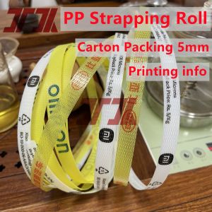 5-19mm width Plastic PP Polyester Strapping Band Belt with good flexible and