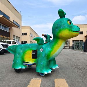 Electric Animatronic Dinosaur Ride Remote Control for Kids