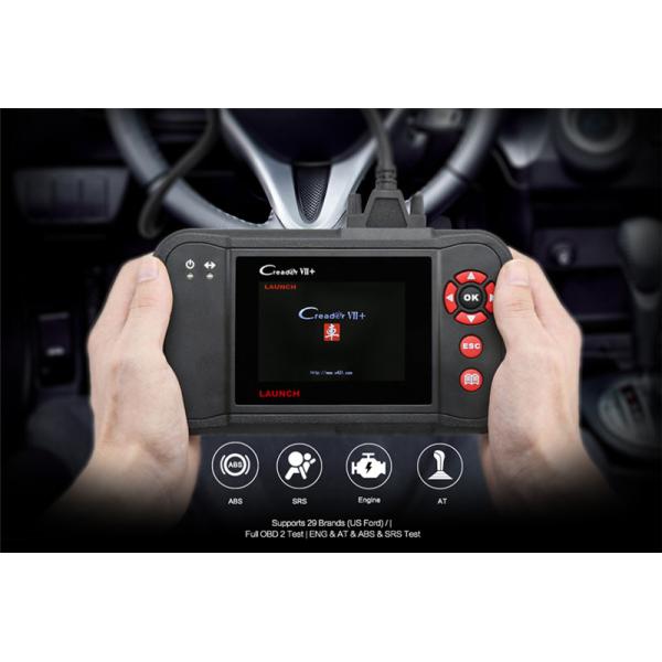 LAUNCH OBD 2 auto diagnostic scanner Creader VII+ OBD2 car code reader tool supports 4 system of ENG ABS AT SRS for 30 b