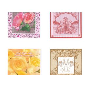 25x25cm 33x33cm Airlaid Printed Paper Napkin Skin Friendly