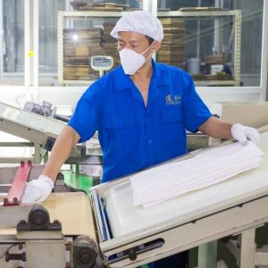 Dowhon Milky White FKM Rubber Precompound with Slab Appearance for Low