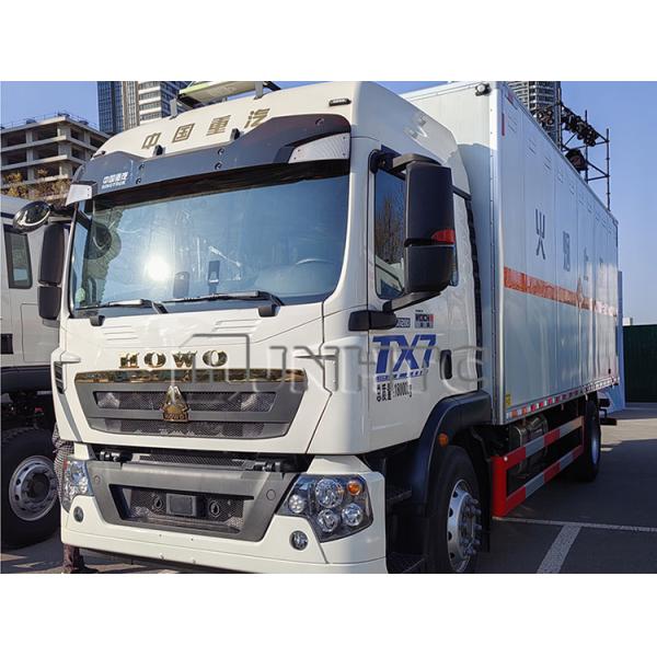 HOWO TX Explosive Dangerous Goods Transport And Delivery Truck For Sale