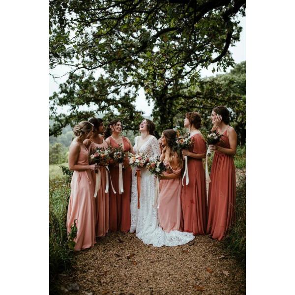 Perfect V-neckline Plus Size Spaghetti Straps Ruffles Split Slit Wine Satin Mother Of The Bride Dress