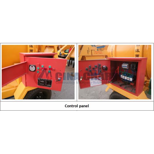 Self Loading Metering JZC350 Concrete Mixer 15m3/H Hopper Mixture Machine