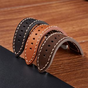 Watch belt watch fashion bracelet strap wristband brown light brown black20mm