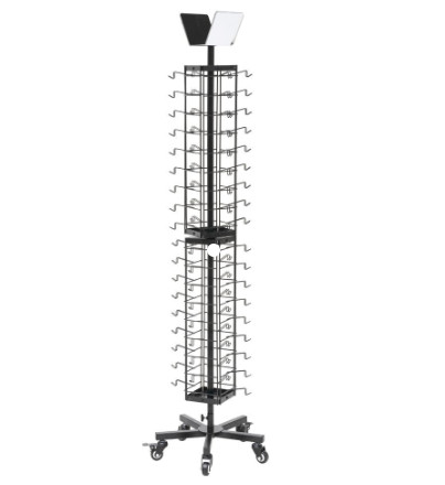 Buy Spinning 72 Pairs Sunglass Display Fixtures With Wheels Easy Assembly at wholesale prices
