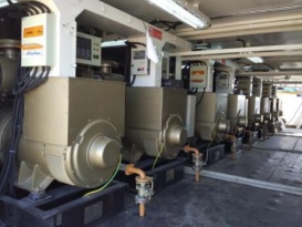 300KW Industrial Natural Gas Generator With 380KVA Backup Power Supply
