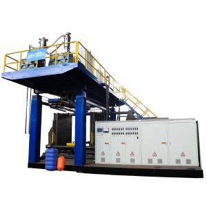 800KN HYBM1000L-4LAYERS Extruder Blow Moulding Machine for 4-Layer Plastic