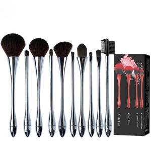 Synthetic Bristles Setting Powder Brush , Mineral Powder Foundation Brush OEM