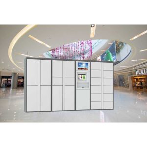 Safe Electronic Laundry Locker / Smart Software Control Rental Dry Cleaning