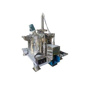 Scraper Bottom Discharge Chemical Centrifuge Machine / Peeler Basket Centrifuge