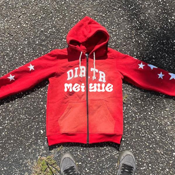 Custom Distressed Hoodie Applique Embroidery Patch Hoodie Pullover Heavyweight French Terry Acid Wash Vintage Hoodies Men