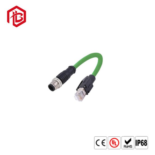 2 Pin M12 Pvc Molded Male Female Waterproof Cable Connector
