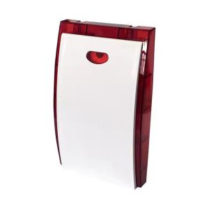 Outdoor Alarm Siren with Red Strobe Flashing Light for Home Security System in