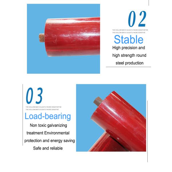 Rubber Dustproof 200mm Belt Conveyor Roller For Construction Works