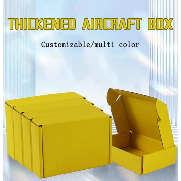 Unlimited Creativity Customizable Yellow Airplane Boxes To Create Packaging