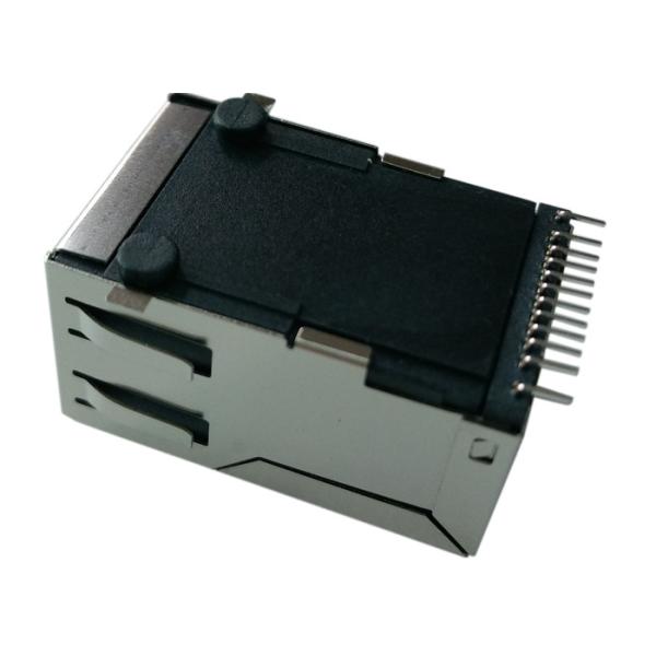 Quality Pulsejack J3006G21DNL 10/100Base-TX Surface Mount RJ45 single port Tab-UP for sale