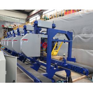Multi Heads Bandsaw Industrial Sawmill Resaw Equipment With Multiple Heads