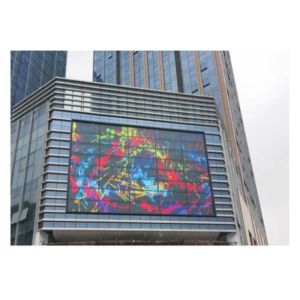 P3.91 - P7.82 Full Color Transparent Video Glass Screen For Store Window