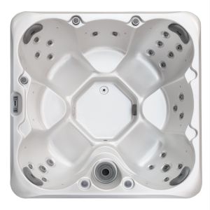 6-Person Acrylic Spa Tub with 30 Jets, 1900x1900x800mm